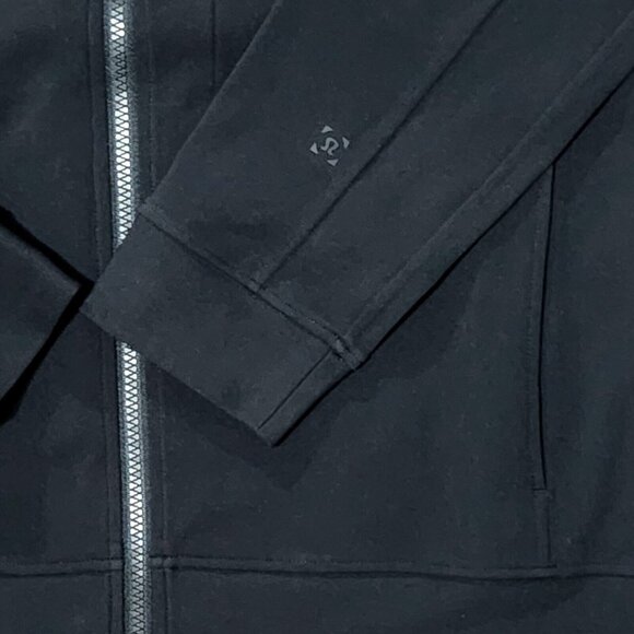 NWT Lululemon Men's Sojourn Windbreaker Jacket Black Medium Water-Repellent - Picture 4 of 12